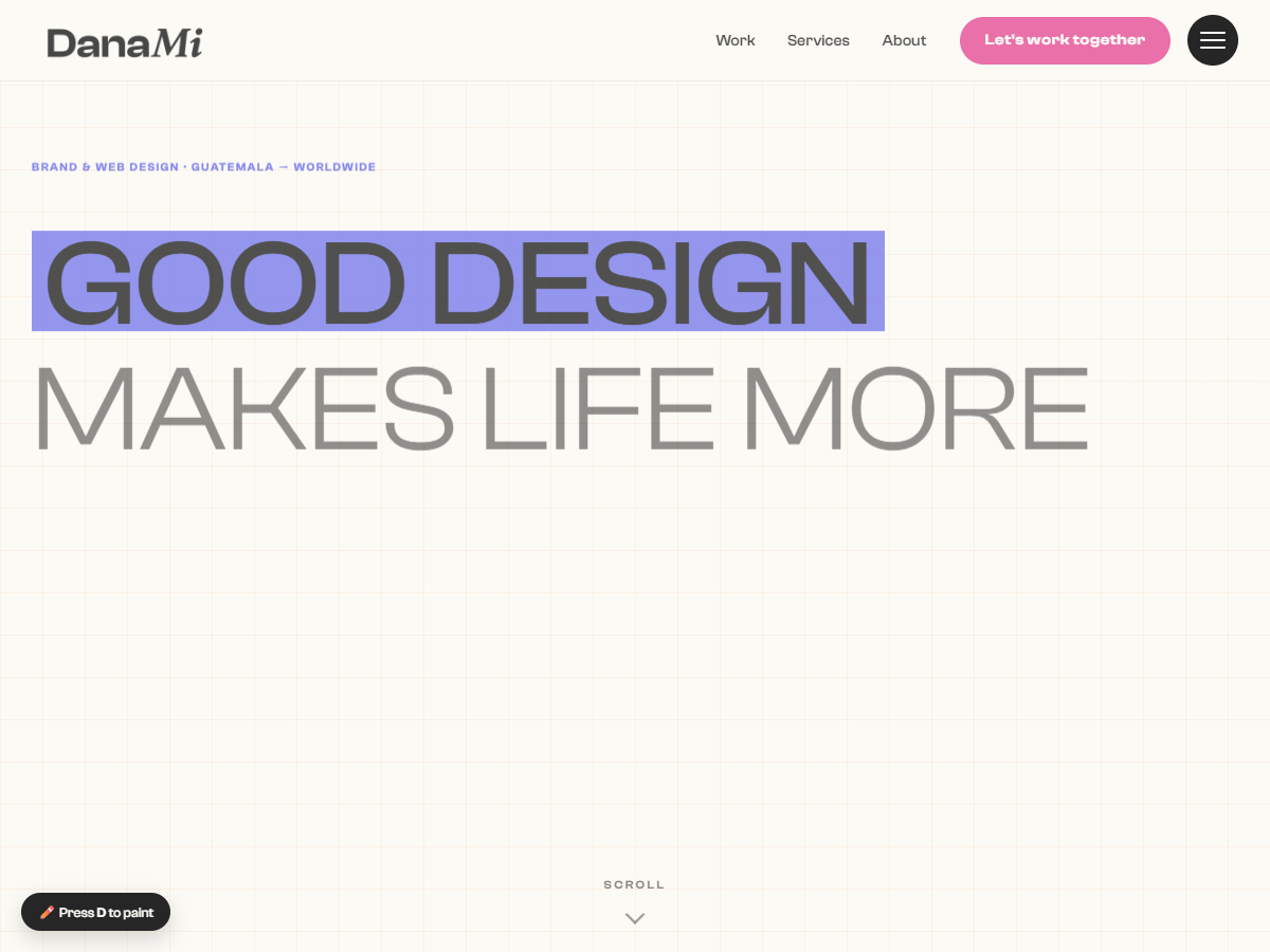 studiodanami.com — the website you're looking at right now